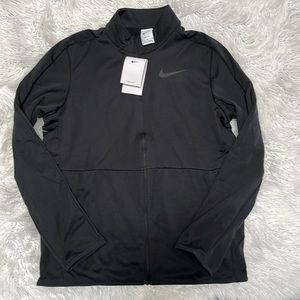 New with tags, man’s, Nike zip up black, dry, fit size medium